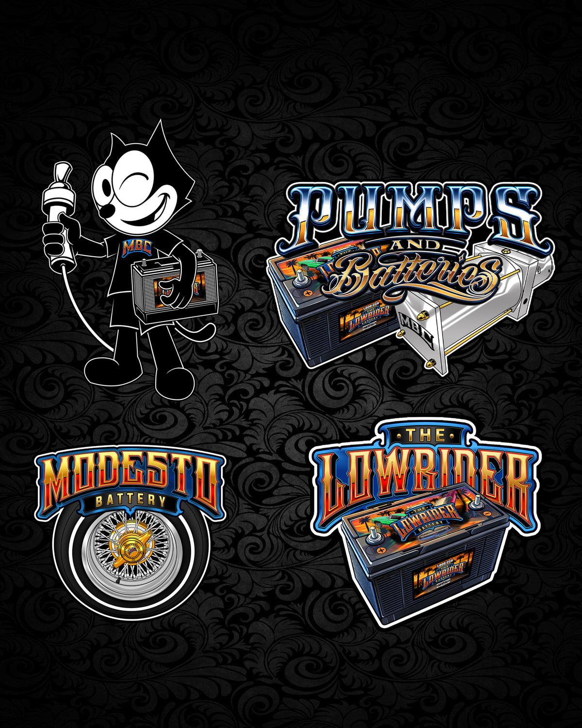 Sticker Pack – Modesto Battery